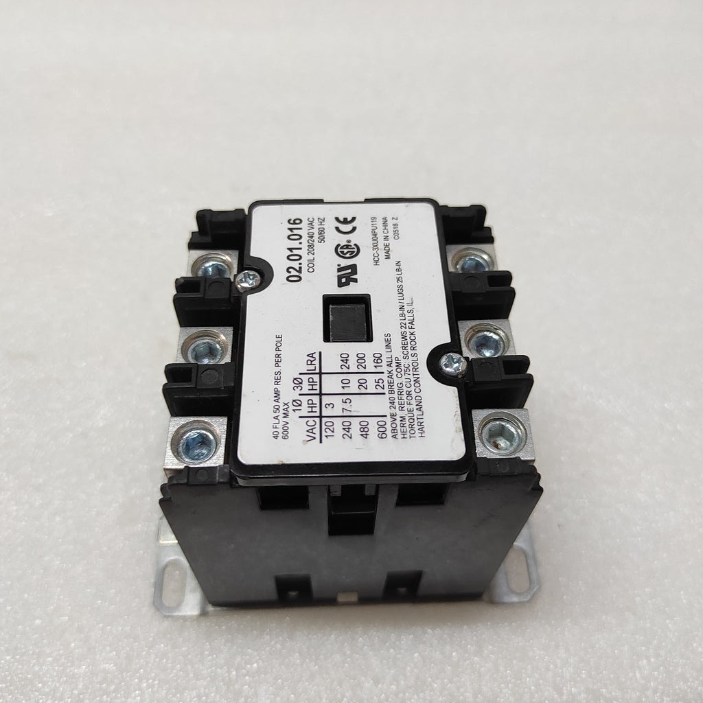 02.01.016 MAGNETIC CONTACTOR HCC-3XU04PU119 208/240VAC