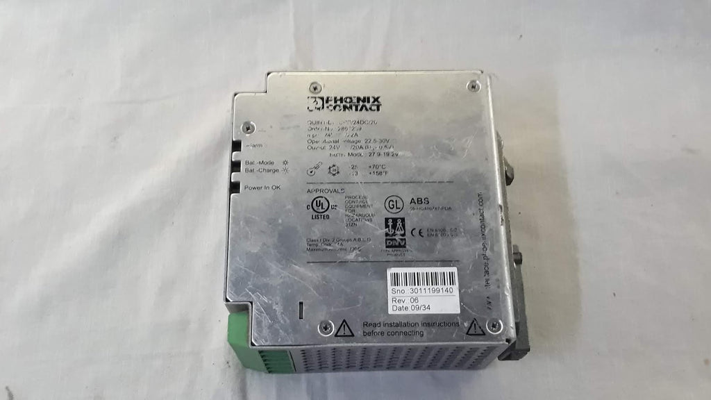 Phoenix Quint DC-UPS 20A Uninterruptible Power Supply Unit
