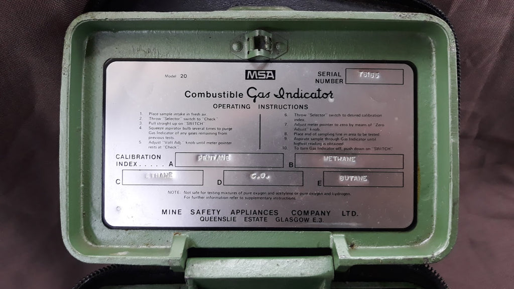 MSA Combustible Gas Indicator Model 20 CGI 20