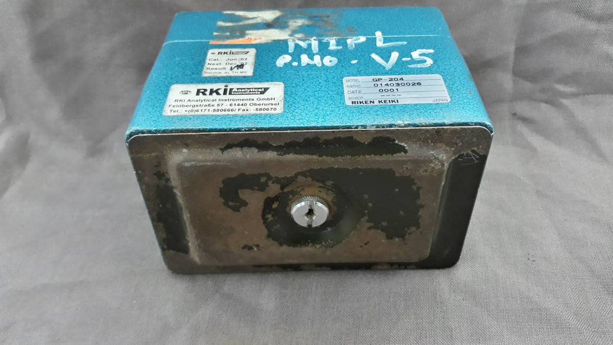 Riken Keiki Fine GP-204 Combustible Gas Detector Laboratory Analysis Gauge