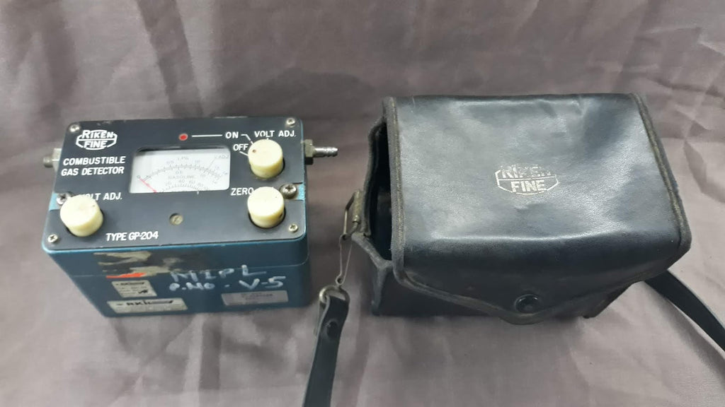 Riken Keiki Fine GP-204 Combustible Gas Detector Laboratory Analysis Gauge