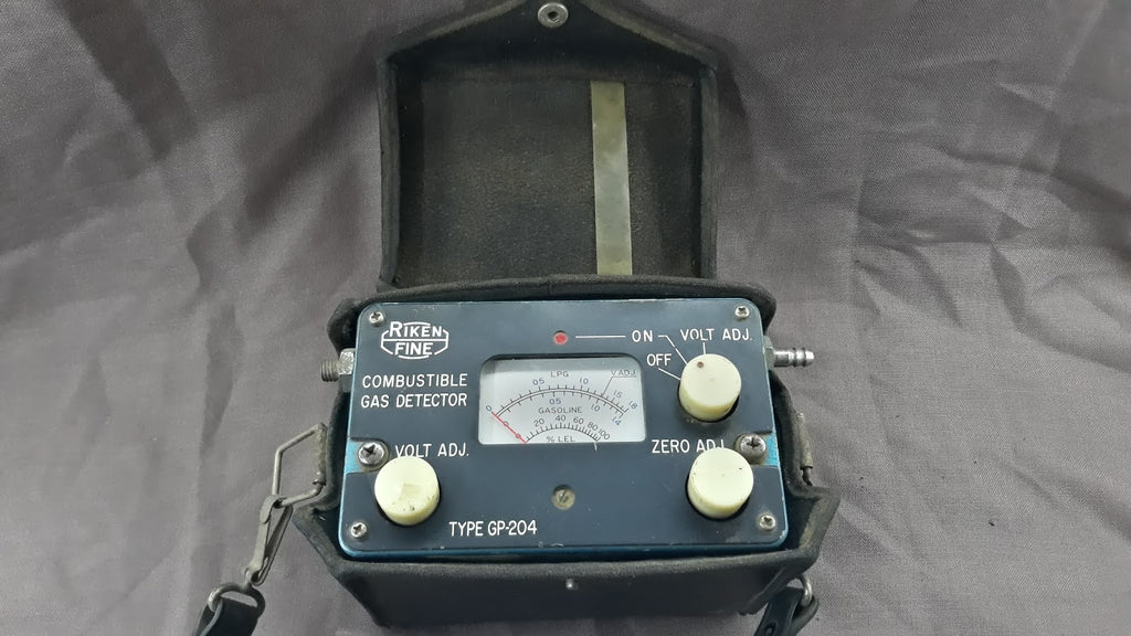Riken Keiki Fine GP-204 Combustible Gas Detector Laboratory Analysis Gauge