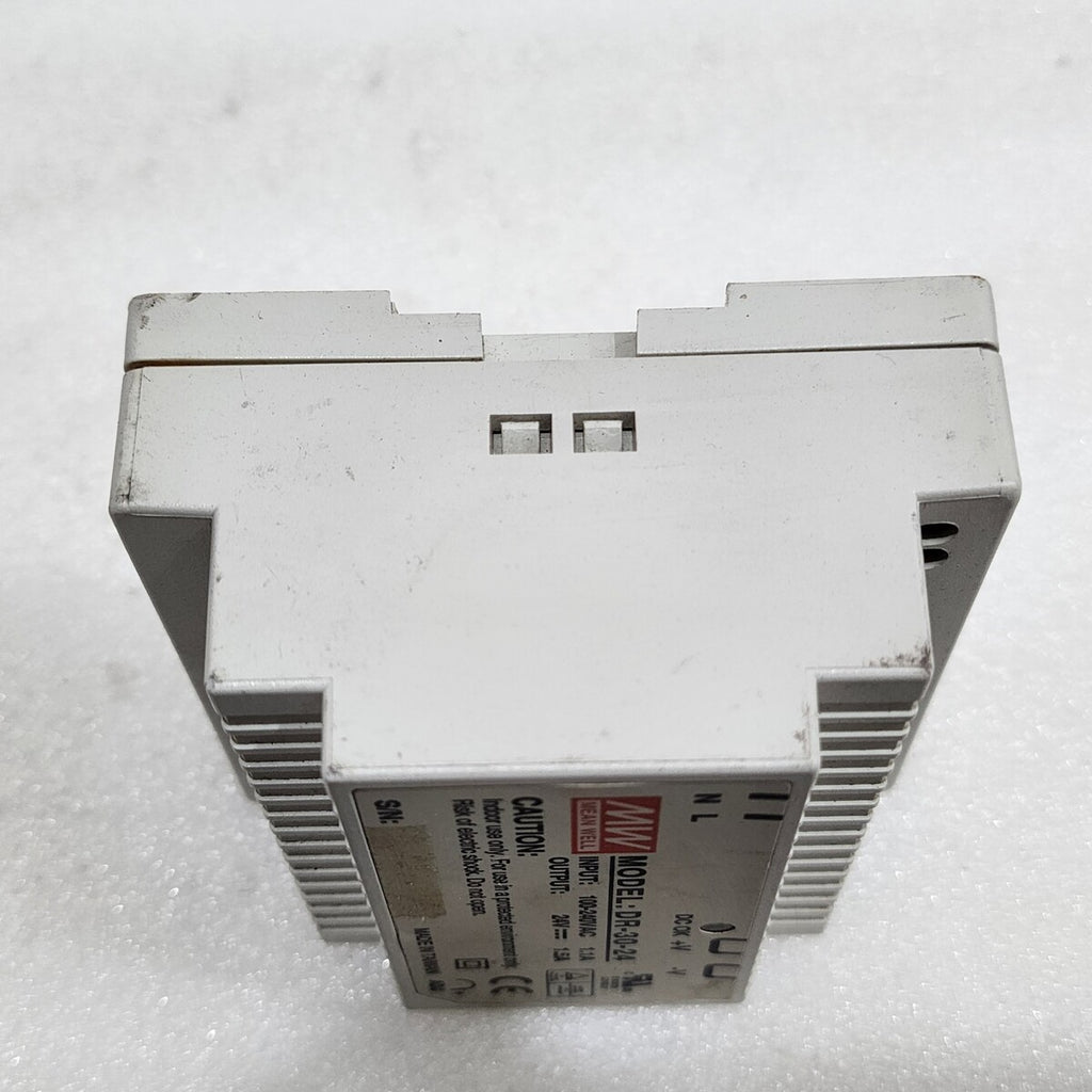 MEAN WELL DR-30-24 POWER SUPPLY MODULE 24VDC 1.5A