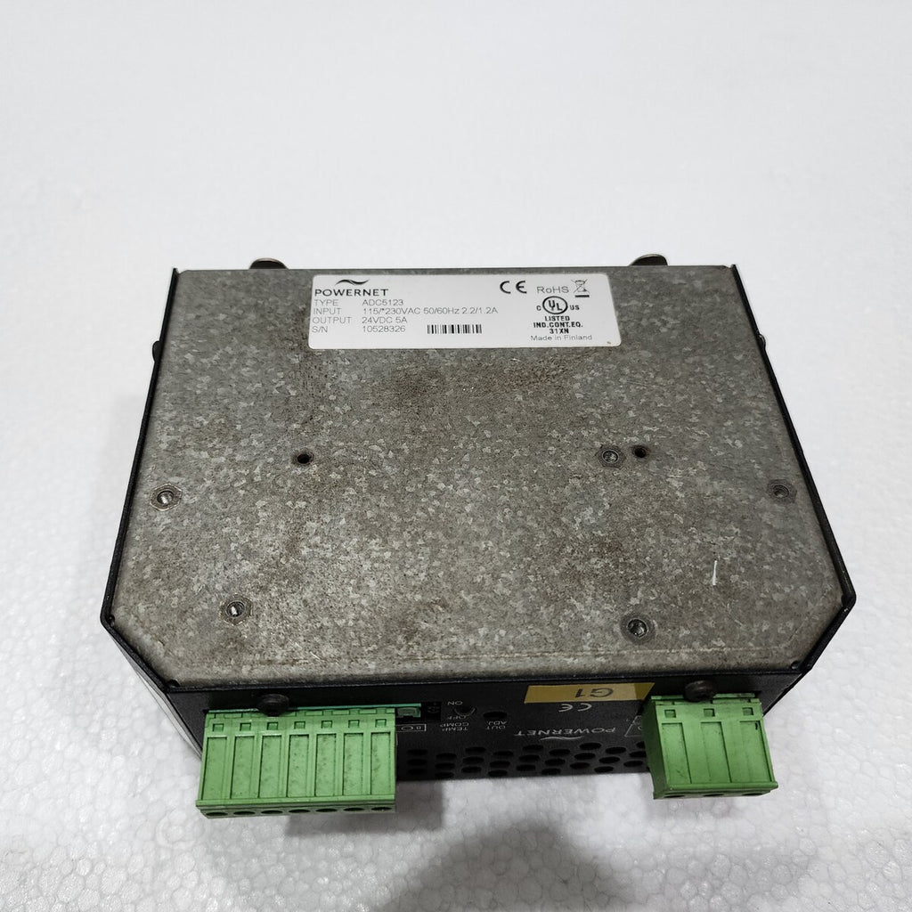 POWERNET ADC5123 POWER SUPPLY 24VDC 5A