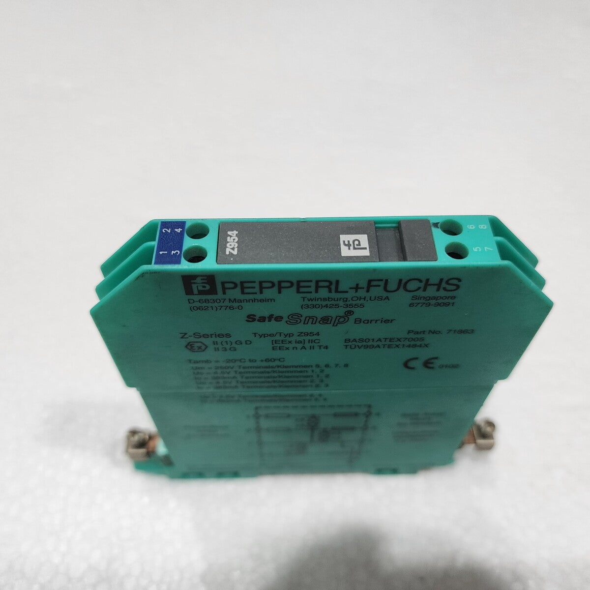 PEPPERL + FUCHS Z954 ZENER BARRIER 71863