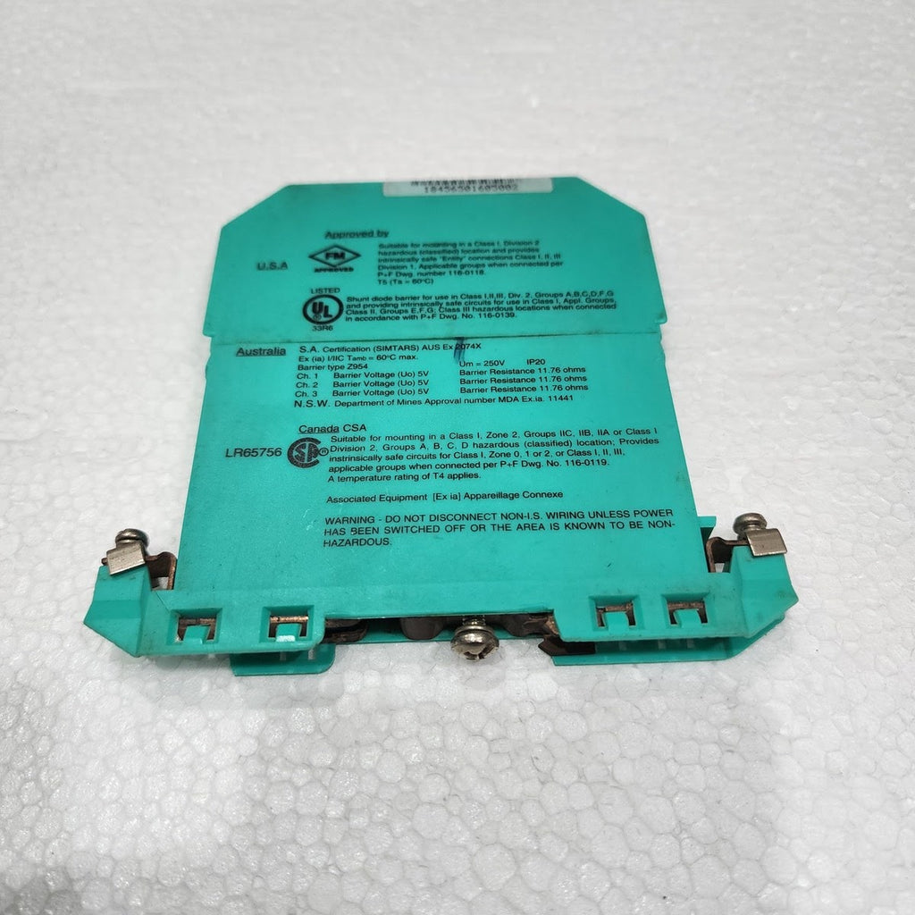 PEPPERL + FUCHS Z954 ZENER BARRIER 71863
