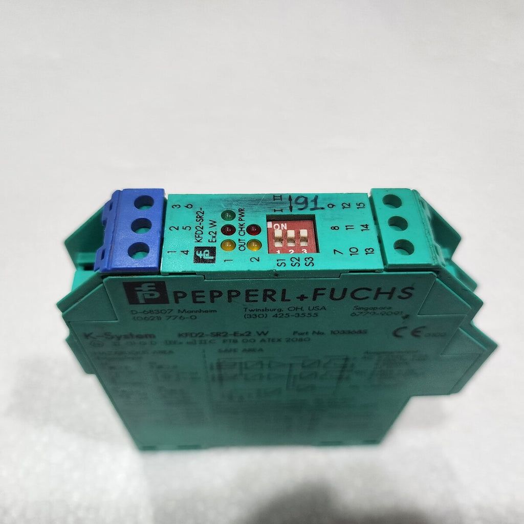 PEPPERL + FUCHS KFD2-SR2-EX2.W SWITCH AMPLIFIER 103368S