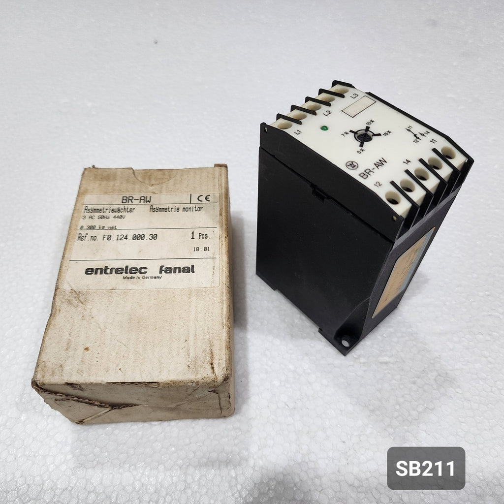 ENTRELEC FANAL BR-AW ASYMMETRIC MONITOR 440VAC F0.124.000.30