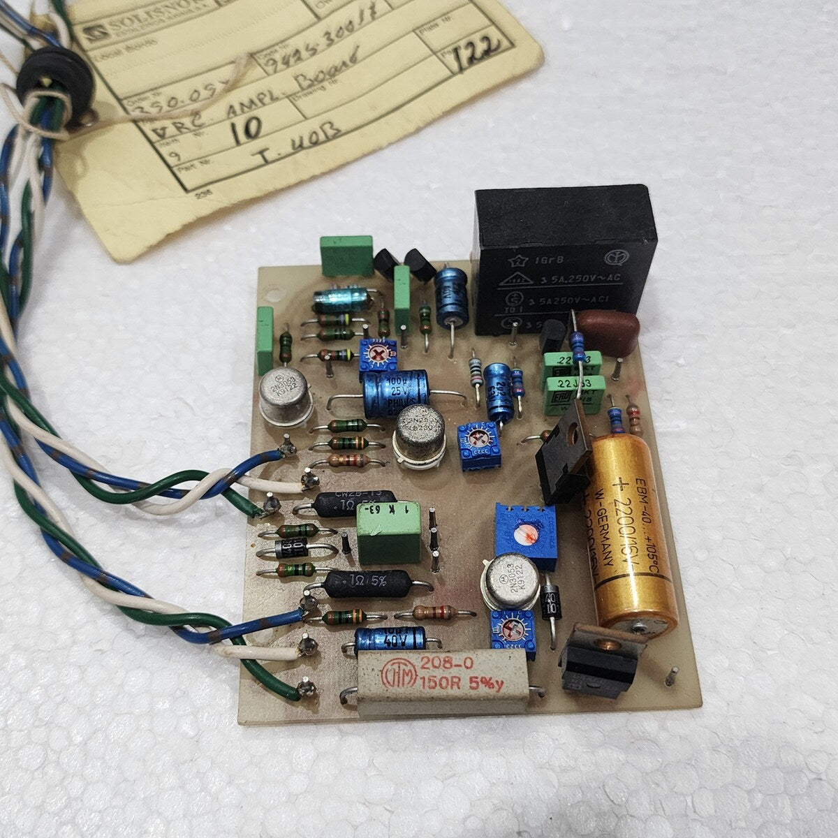 VINGTOR T-40B SOLISNOR VRC AMPL BOARD