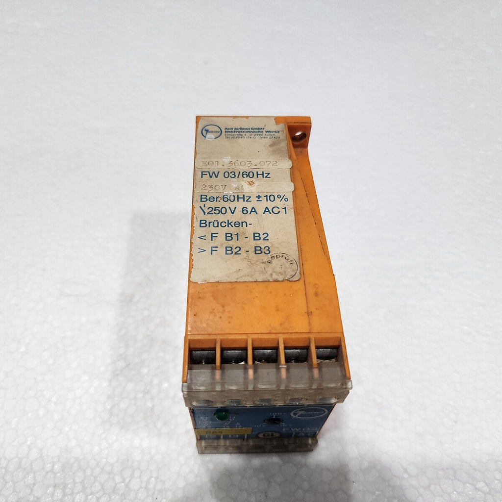 JANSSEN FW03 RELAY