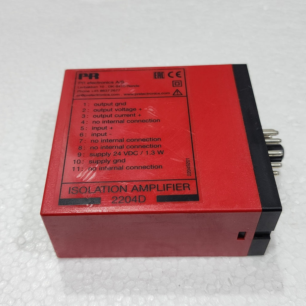 DAMCOS 2204 ISOLATION AMPLIFIER 2204D PR ELECTRONICS 24V