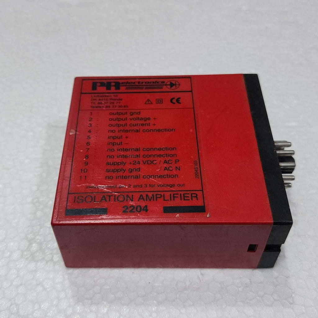 DANFOSS 2204 ISOLATION AMPLIFIER PR ELECTRONICS 24V