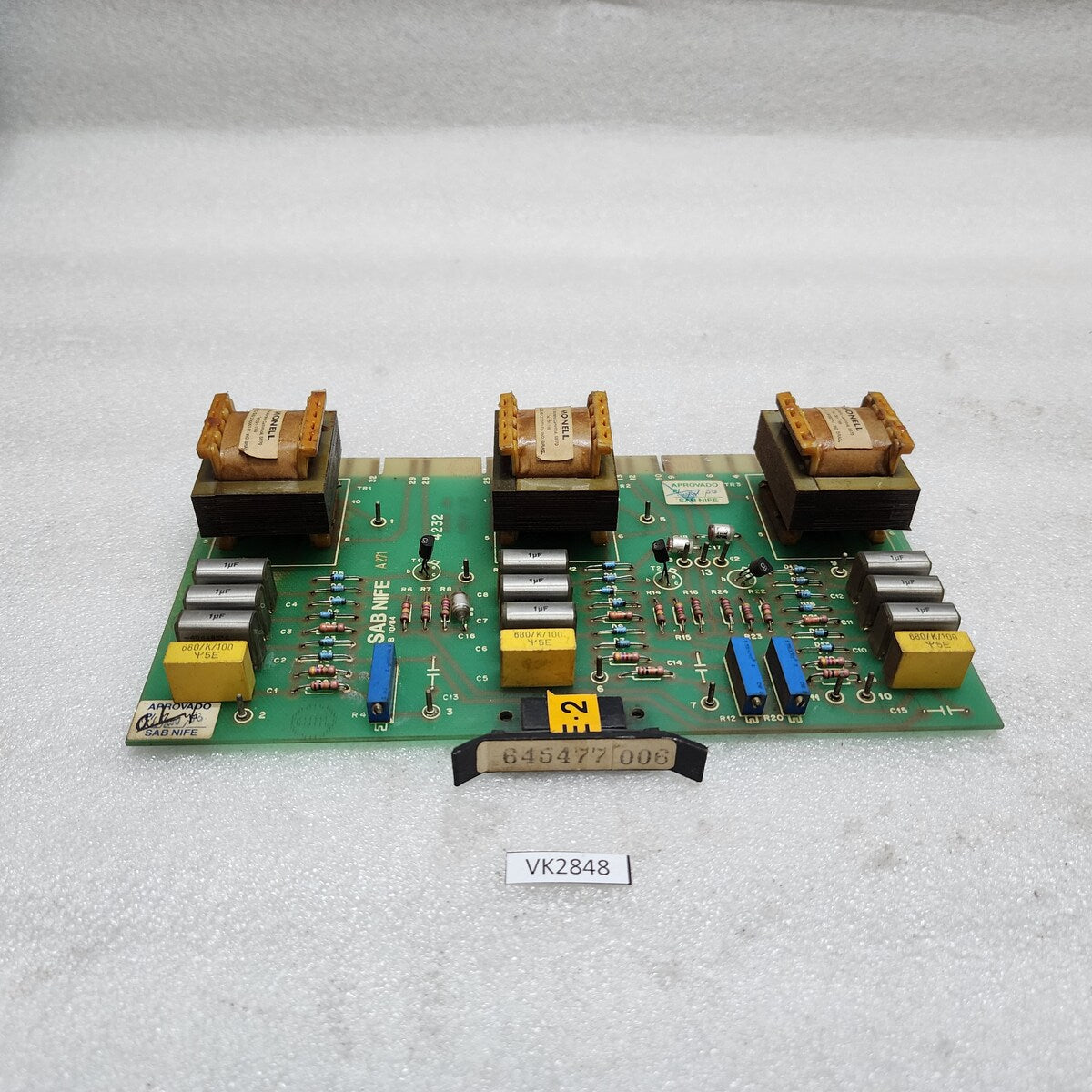 SAB NIFE A271 PCB B-10/84
