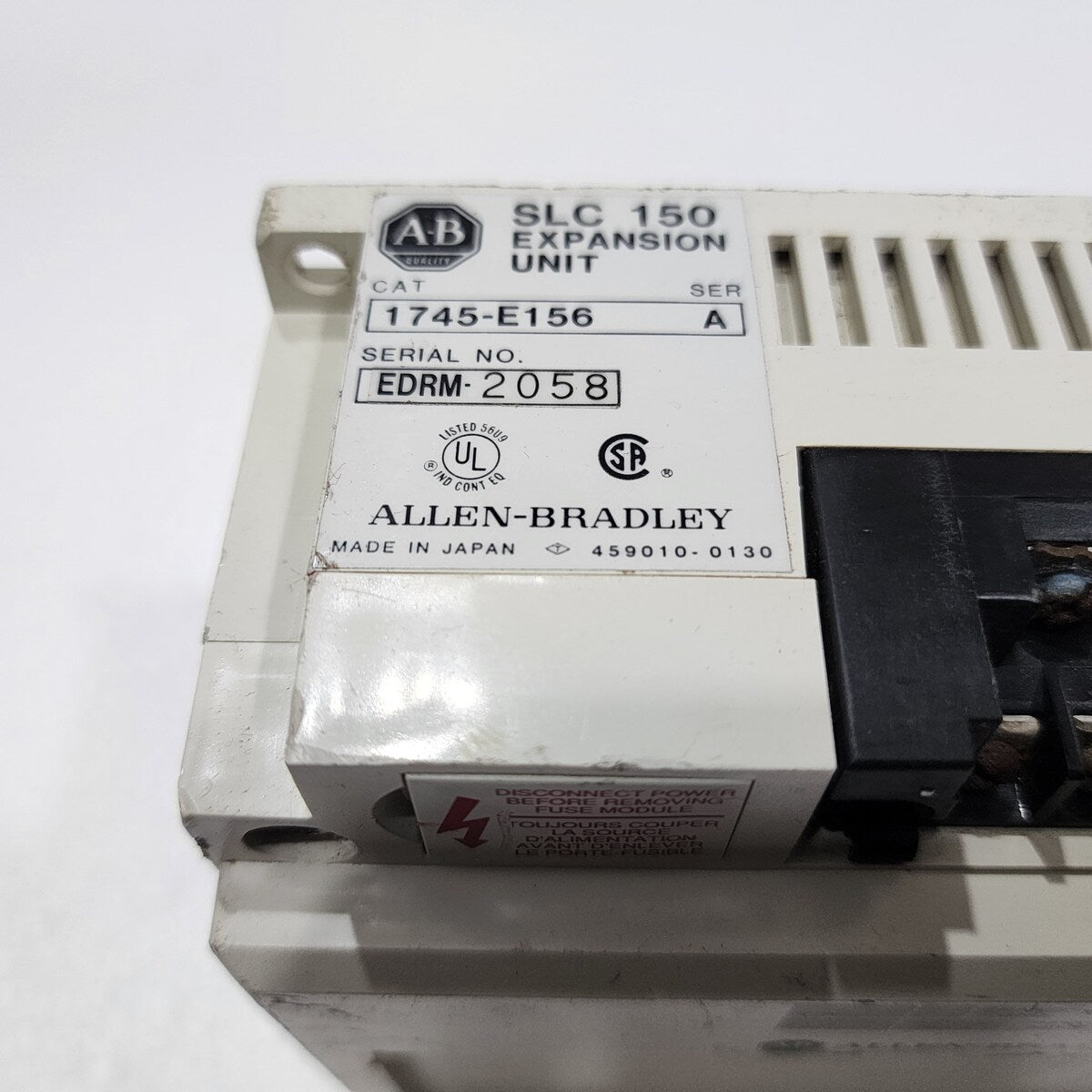 ALLEN BRADLEY CAT 1745-E156 SLC 150 EXPANSION UNIT