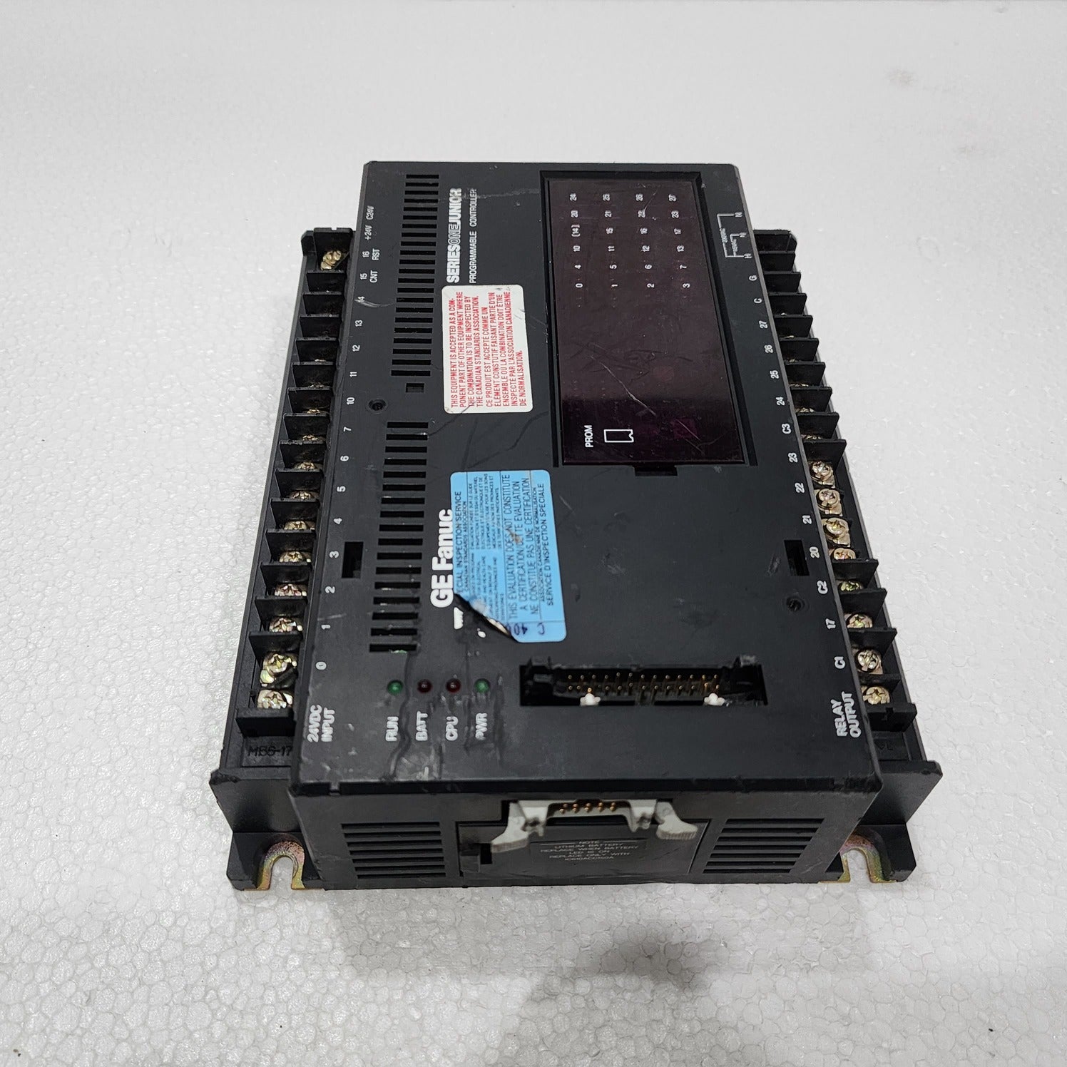 GE FANUC IC609SJR120C SERIES ONE JUNIOR BASIC PROGRAMMABLE UNIT