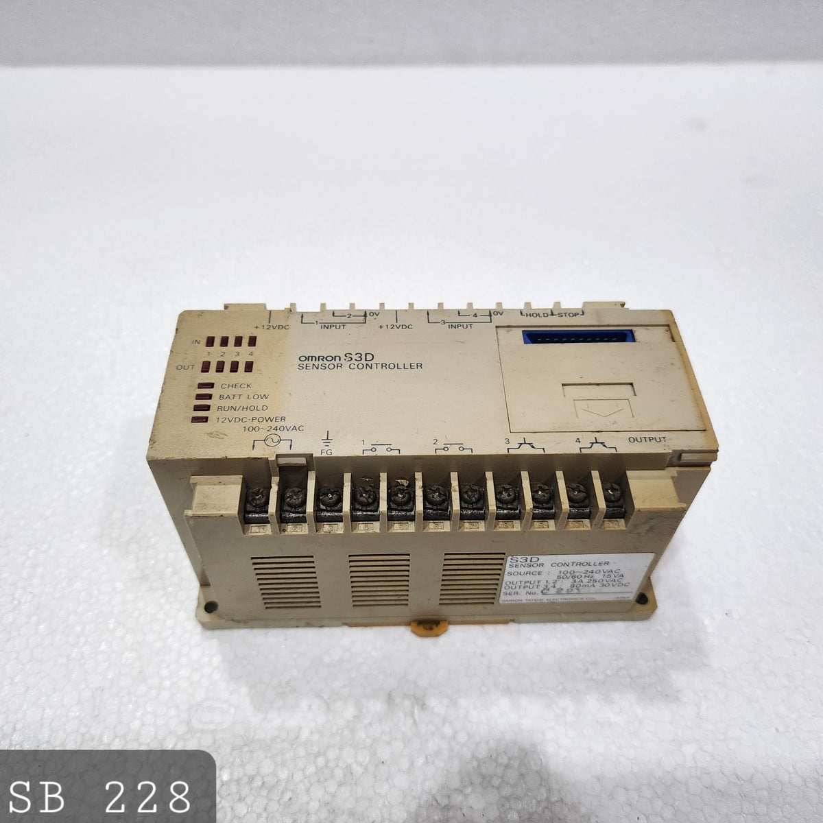 OMRON S3D SENSOR CONTROLLER 100-240VAC