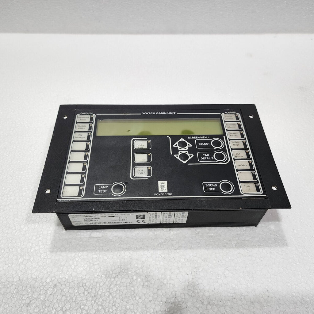 KONGSBERG 8100261 REV A WCO DISPLAY