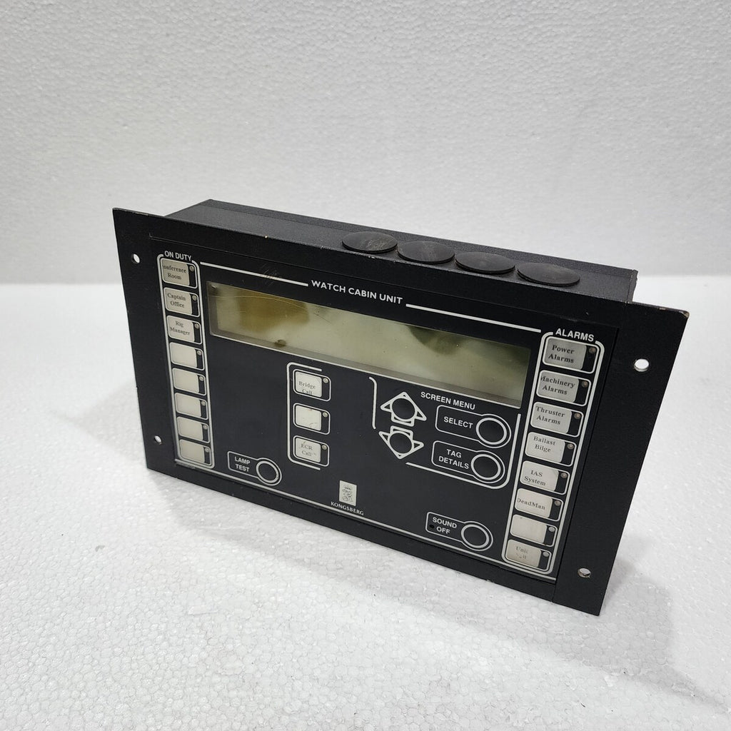 KONGSBERG 8100261 REV A WCO DISPLAY