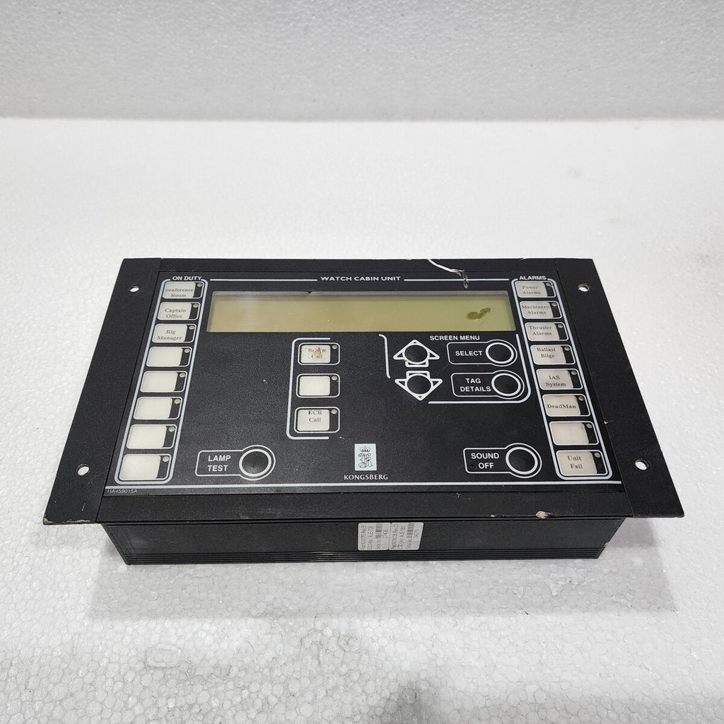 KONGSBERG 6200373 REV B1 WATCH BRIDGE UNIT 6200338 REV C1