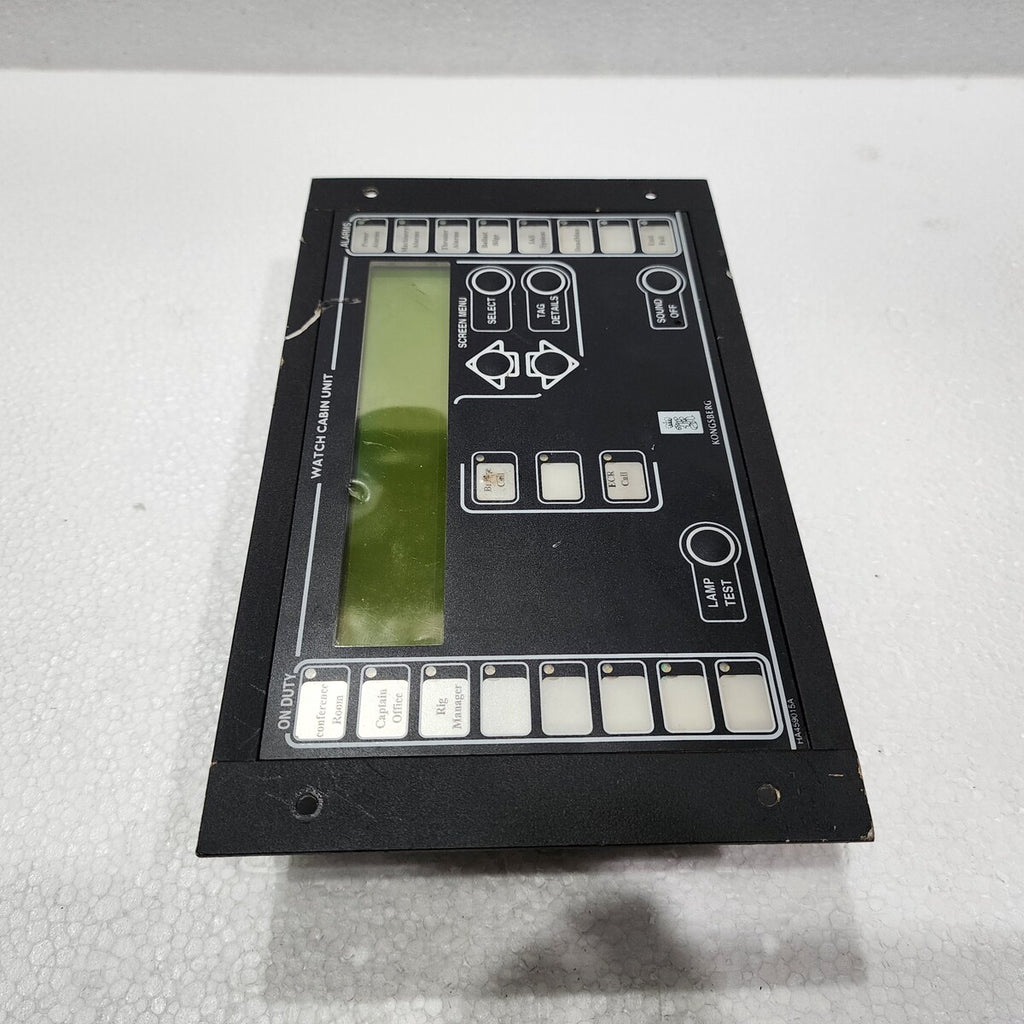 KONGSBERG 6200373 REV B1 WATCH BRIDGE UNIT 6200338 REV C1