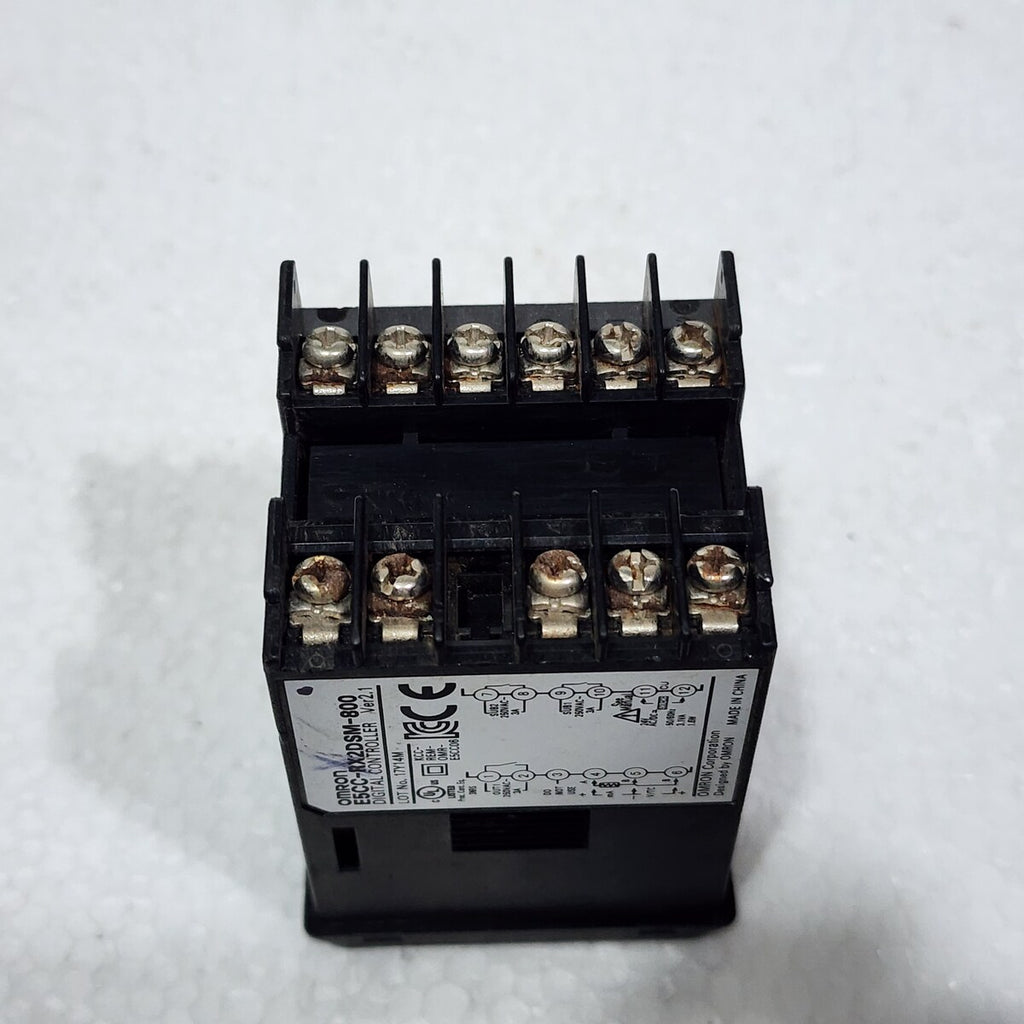 OMRON E5CC-RX2DSM-800 VER 2.1 DIGITAL TEMPERATURE CONTROLLER 24V AC/DC