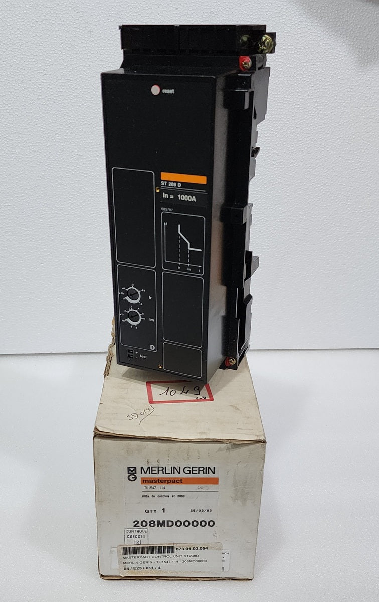 MERLIN GERIN ST208D MASTERPACT UNIT 1000A TU1547 114