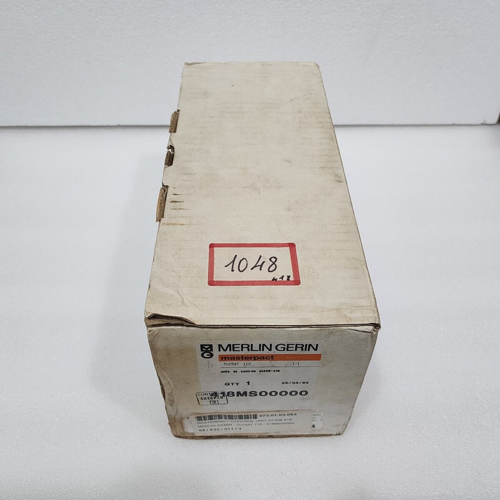 MERLIN GERIN ST 418 S MASTERPACT CONTROL UNIT TU1547 110 1200A