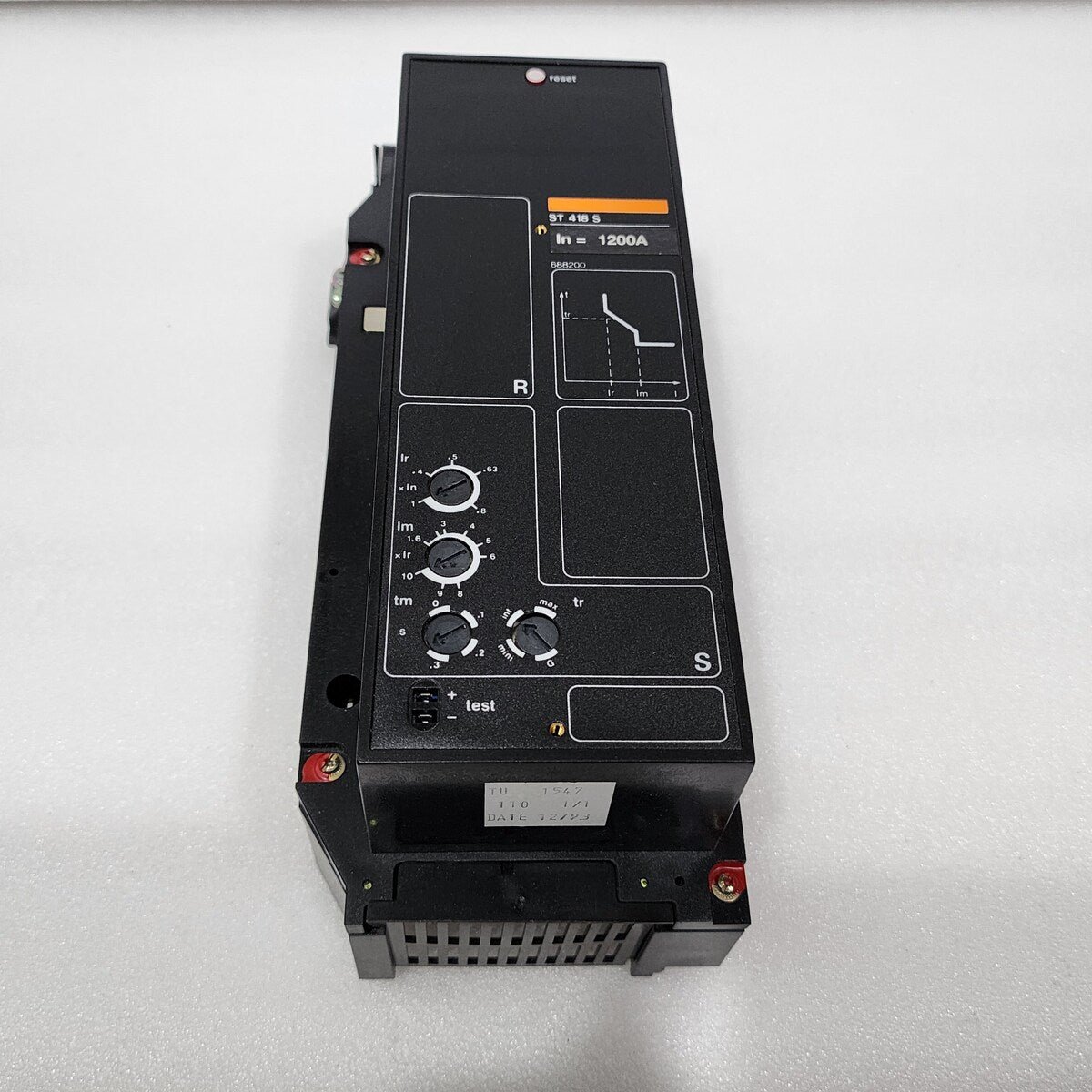 MERLIN GERIN ST 418 S MASTERPACT CONTROL UNIT TU1547 110 1200A