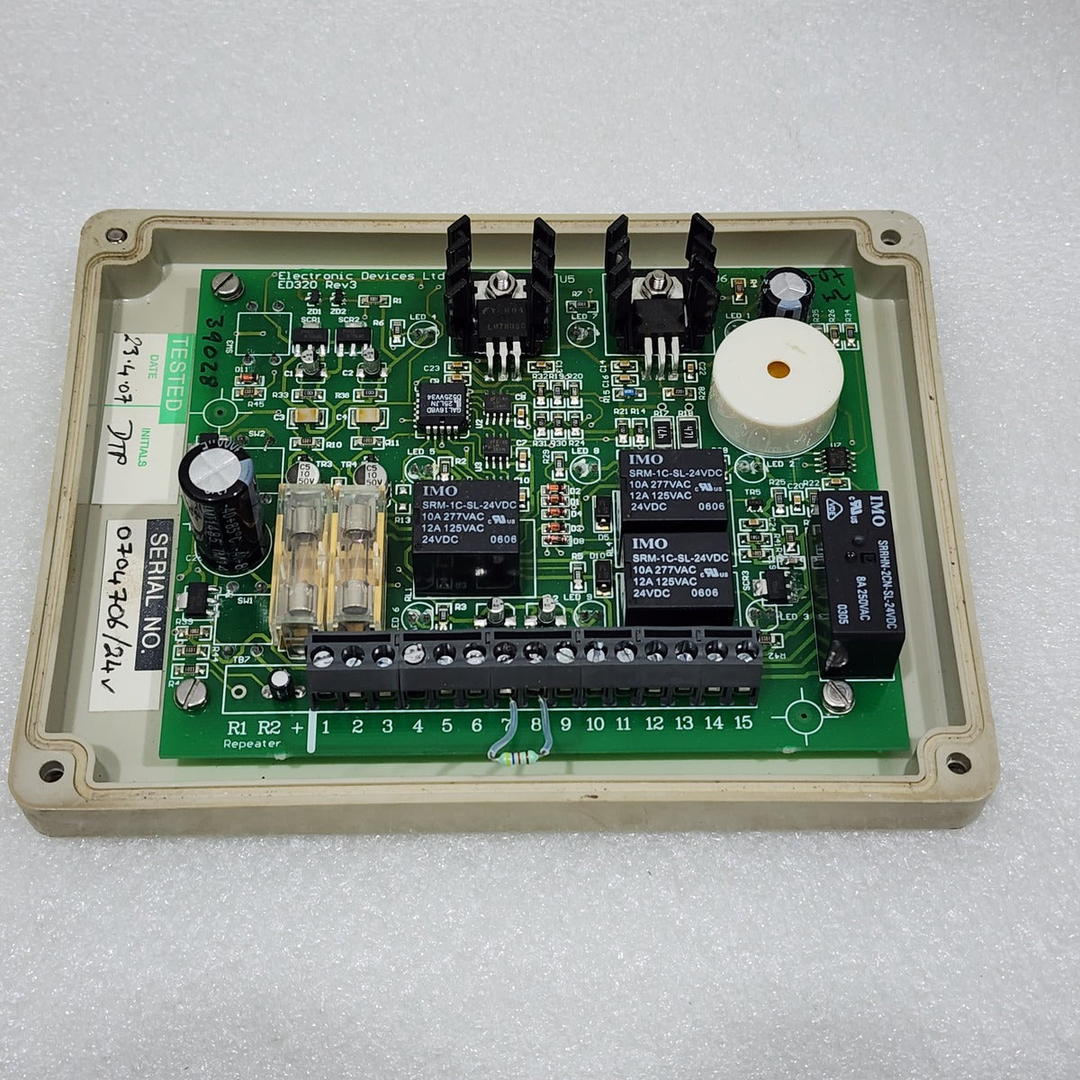 ELECTRONIC DEVICES LTD ED320 FIRE DETECTOR