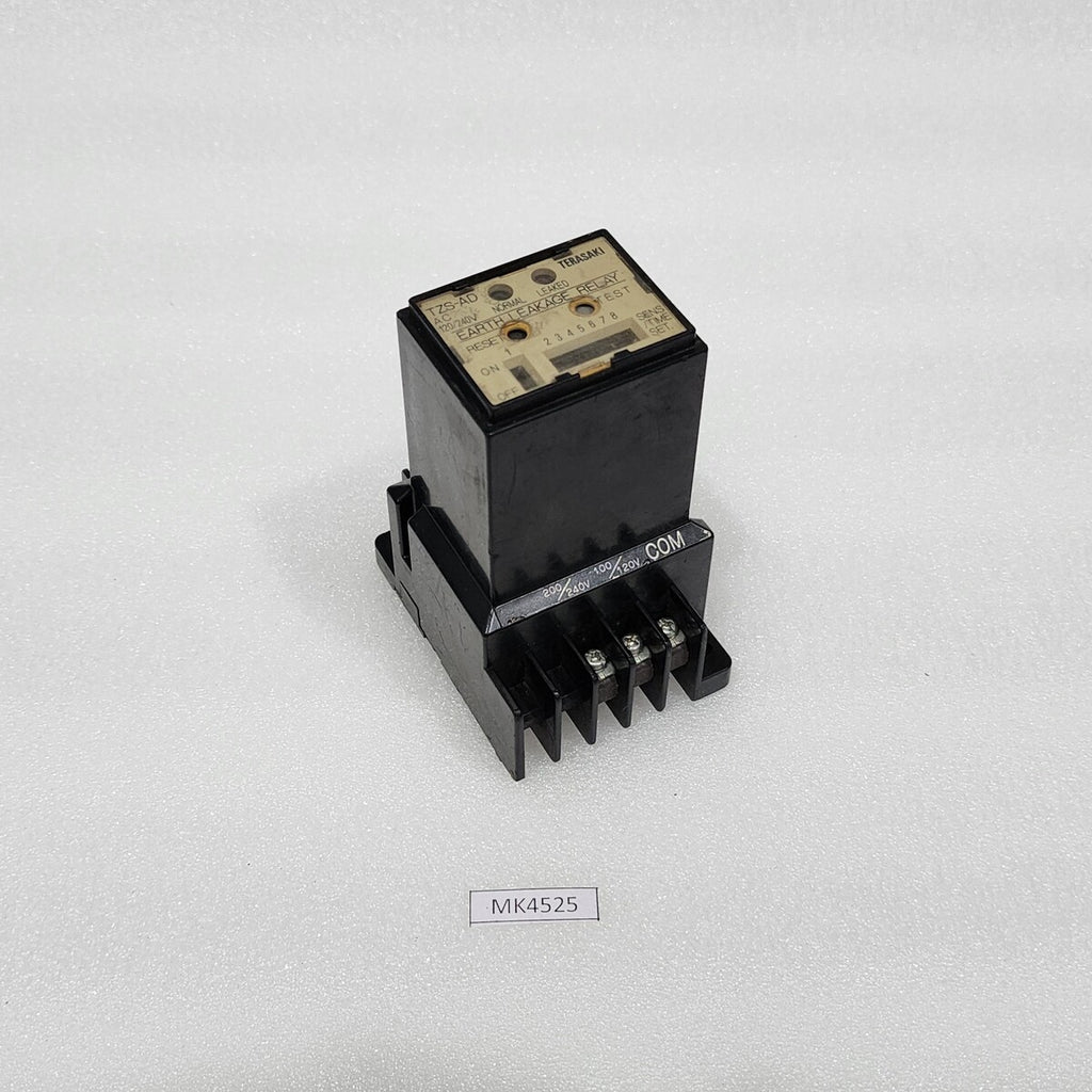 TERASAKI TZS-AD EARTH LEAKAGE RELAY 120-240V