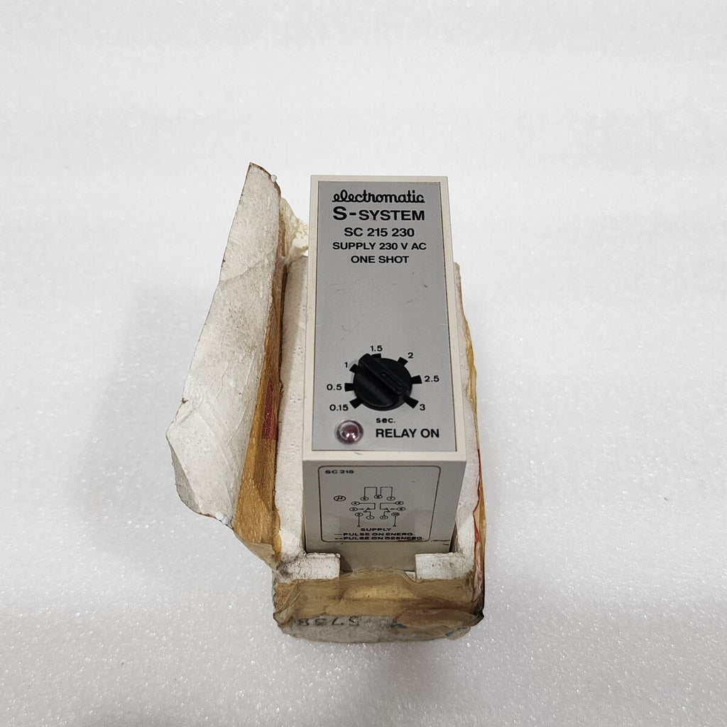 ELECTROMATIC S-SYSTEM SC 215 230 ONE SHOT RELAY 230VAC