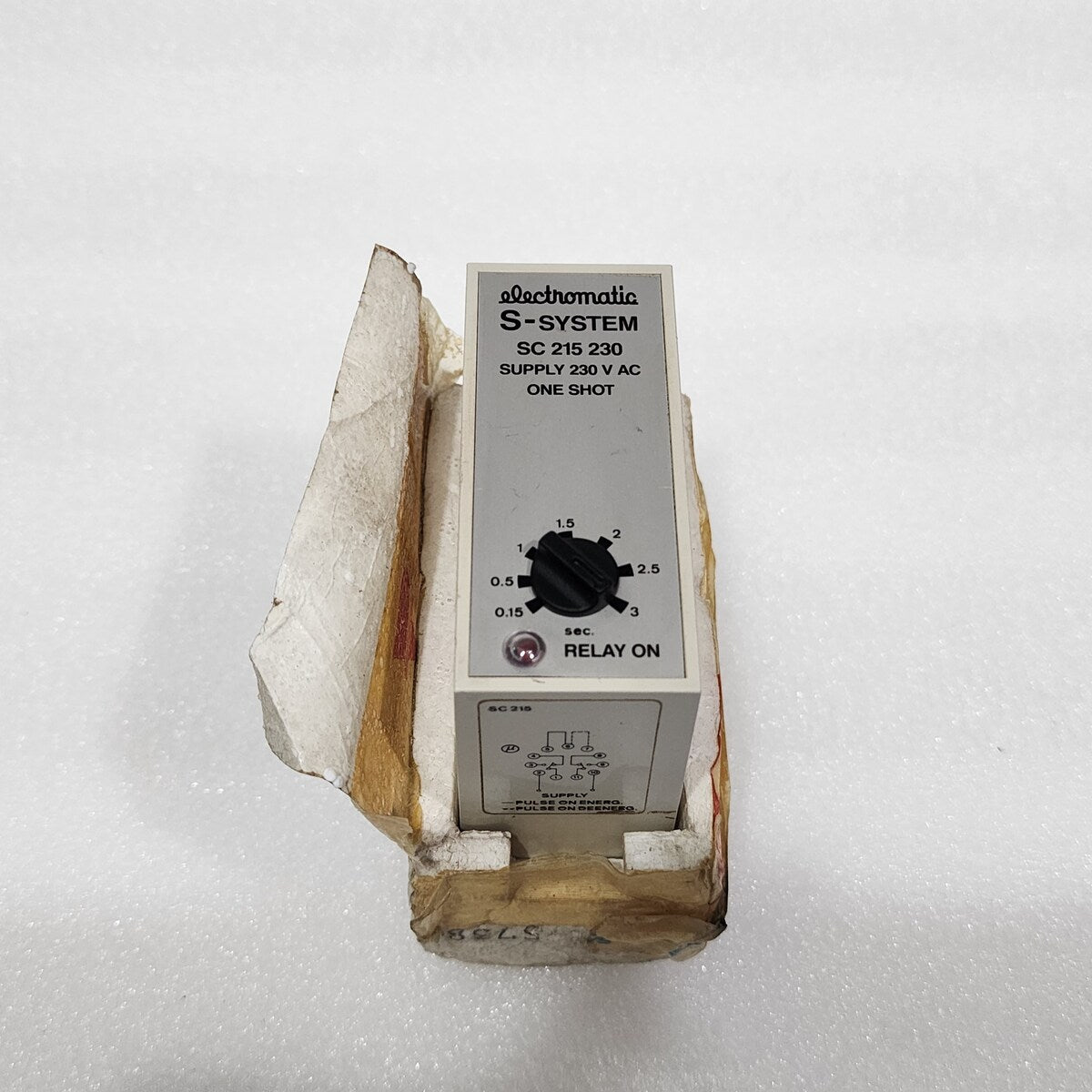 ELECTROMATIC S-SYSTEM SC 215 230 ONE SHOT RELAY 230VAC