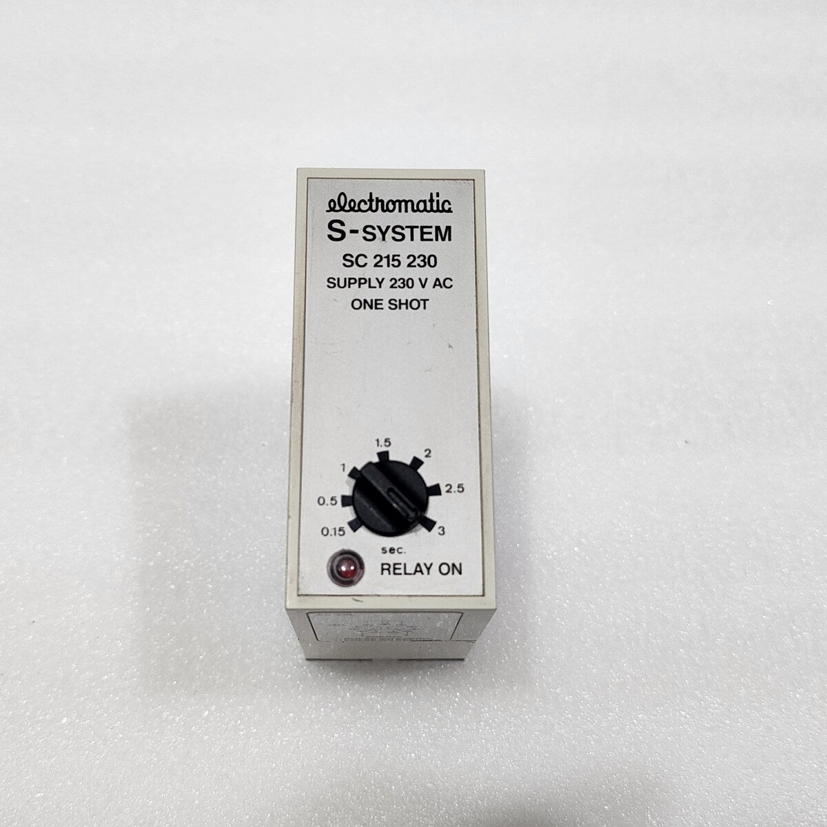 ELECTROMATIC S-SYSTEM SC 215 230 ONE SHOT RELAY 230VAC