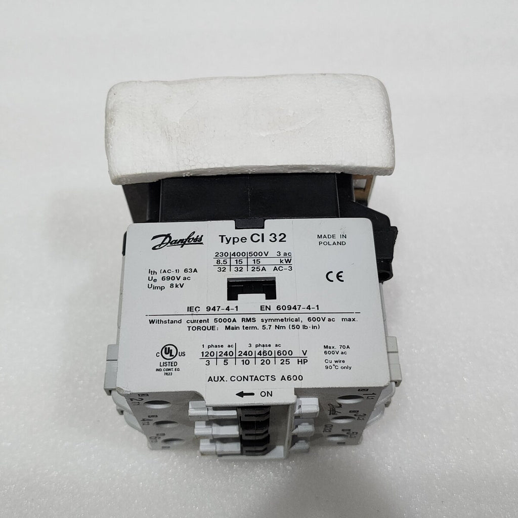 DANFOSS CI32 CONTACTOR 24VAC 037H0061.13