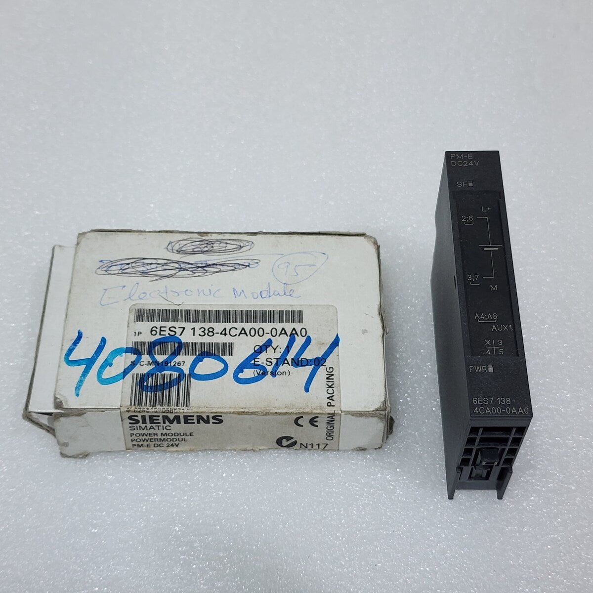 SIEMENS PM-E 6ES7 138-4CA00-0AA0 POWER INTERFACE MODULE