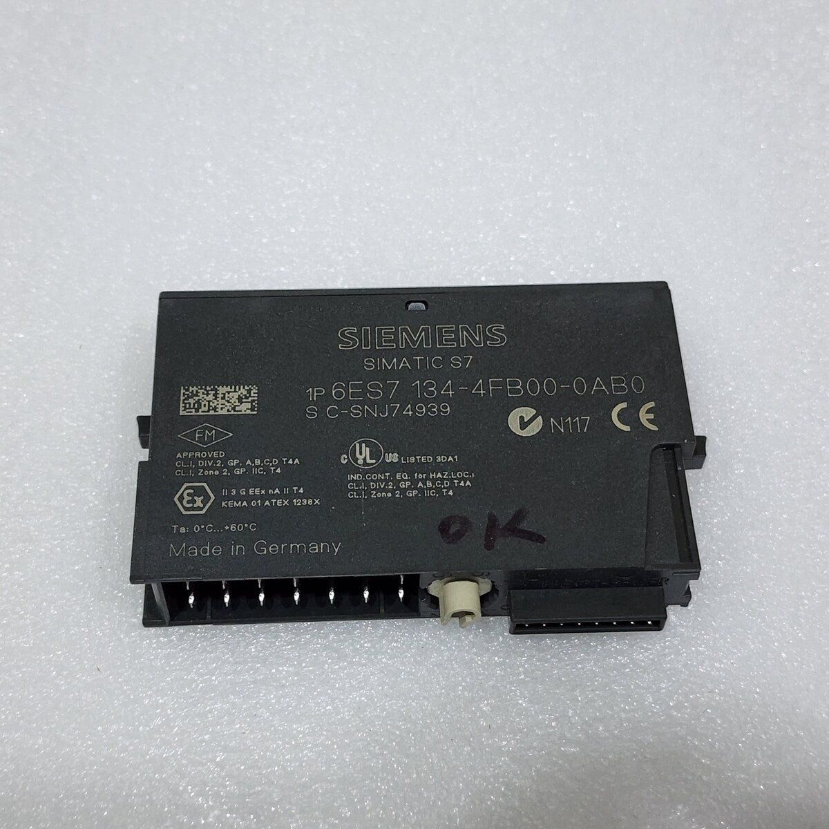 SIEMENS 6ES7 134-4FB01-0AB0 2-CH ANALOG INPUT MODULE NB