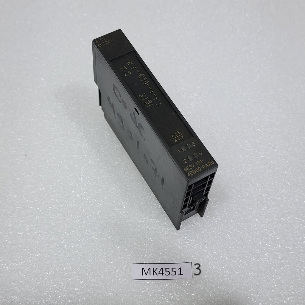 SIEMENS 6ES7 131-4BD00-0AA0 4CH DIGITAL INPUT MODULE