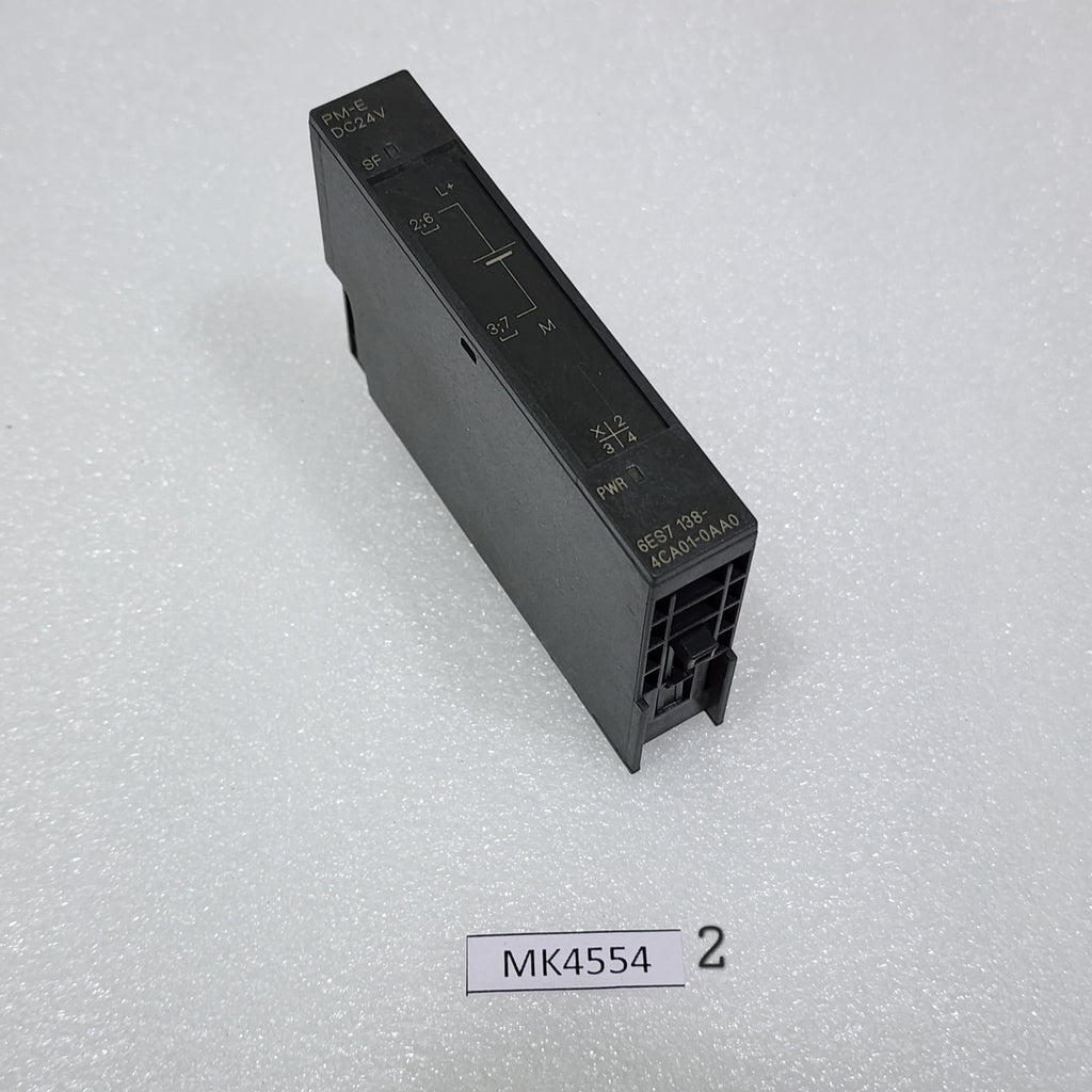 SIEMENS PM-E POWER INTERFACE MODULE 6ES7 138-4CA01-0AA0 LOT OF 2 UNIT
