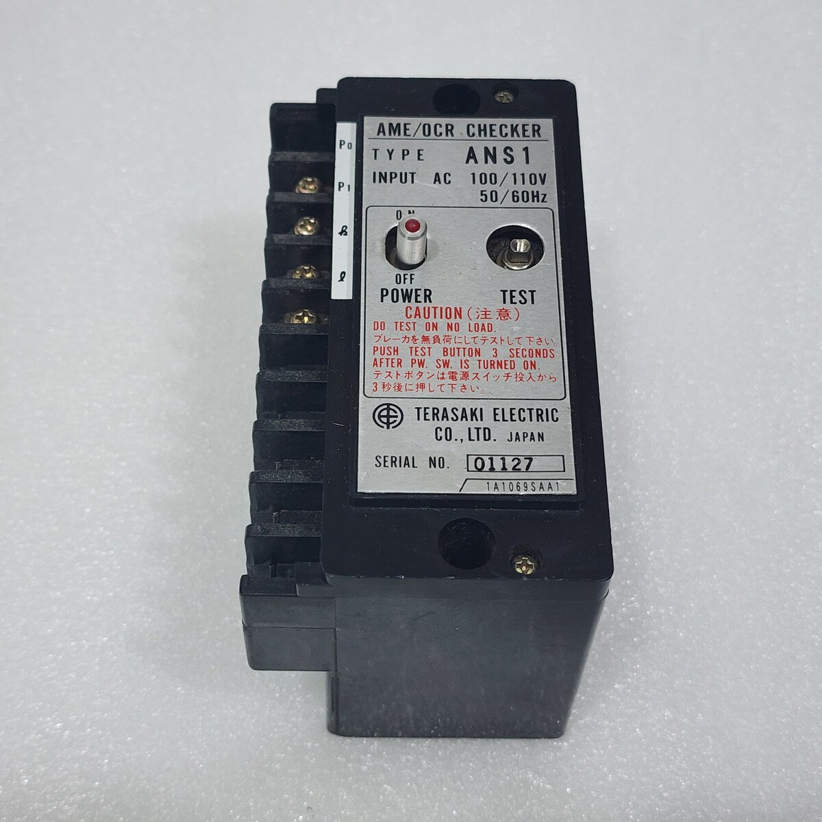 TERASAKI ANS 1 AME-OCR CHECKER 100-110VAC