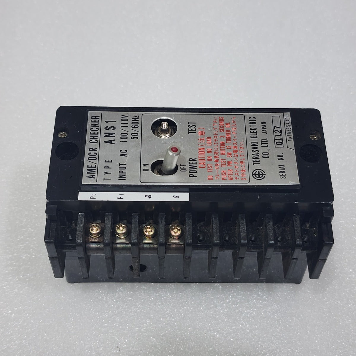 TERASAKI ANS 1 AME-OCR CHECKER 100-110VAC