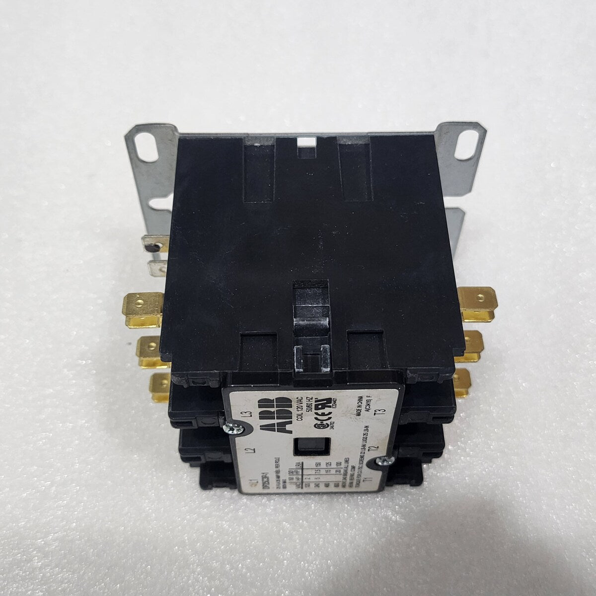 ABB DP25C3P-1 3-POLE DEFINITE PURPOSE CONTACTOR  COIL VOLTAGE 120V