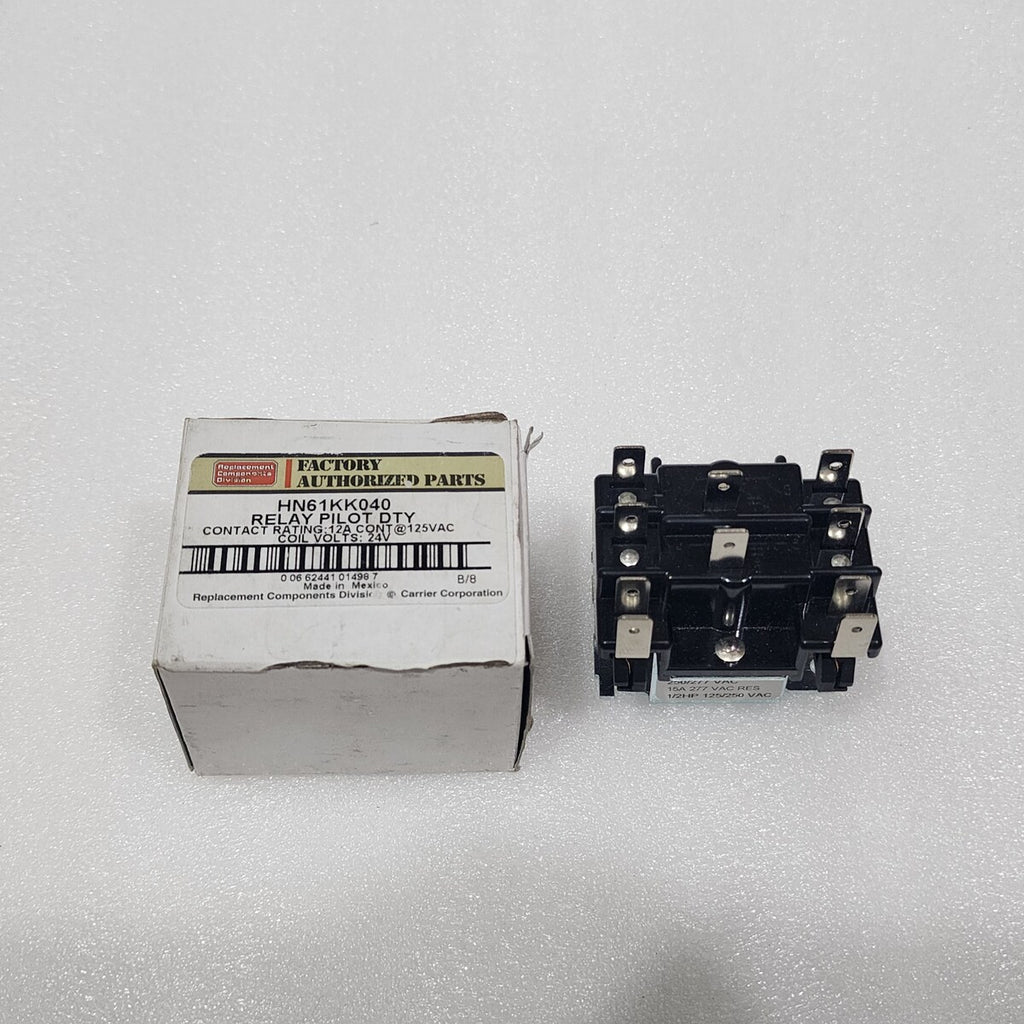 CARRIER CORPORATION HN61KK040 PILOT DUTY RELAY 12A 24V