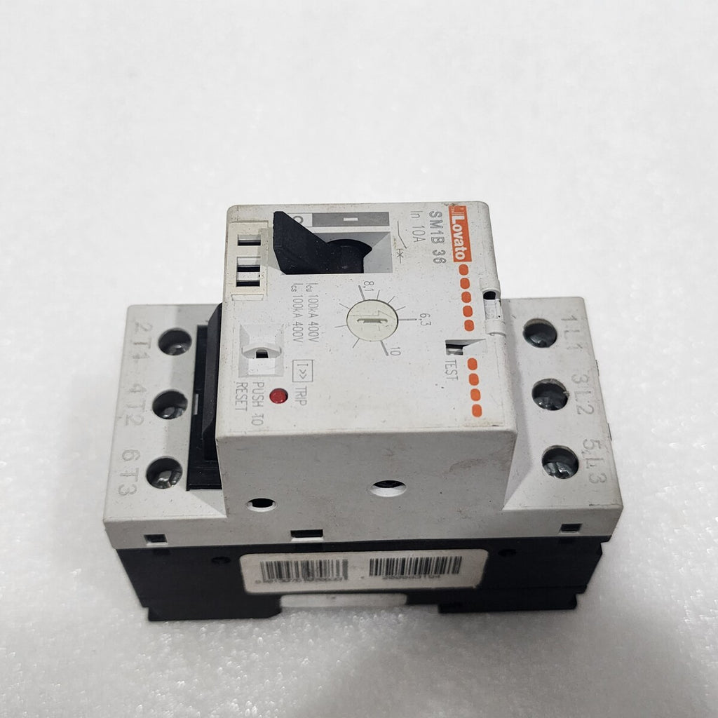 LOVATO SM1B 36 MOTOR PROTECTION CIRCUIT BREAKER 8.1-10A