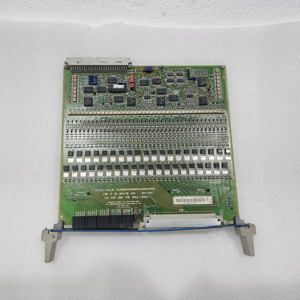 GROSSENBACHER ELECTRONIC AG 50 70 351/352  DIGITAL OUTPUT CARD 40X0.2A/0.5A 24VD