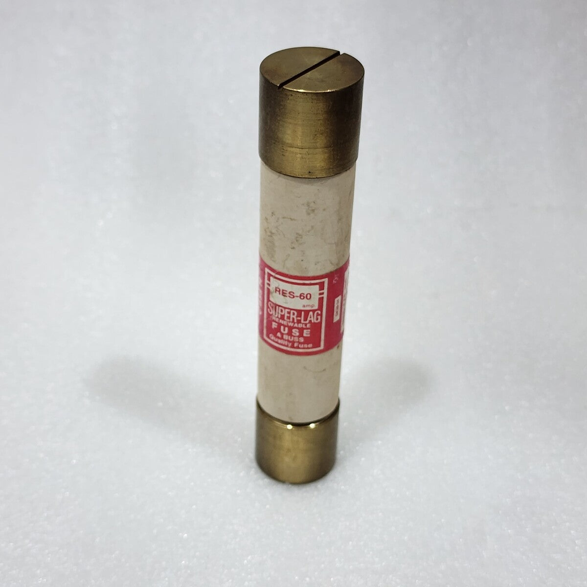 BUSSMAN SUPER-LAG RENEWABLE RES-60 60A FUSE LOT OF 2 UNITS