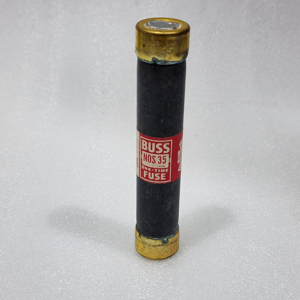 BUSSMAN NOS35 35A ONE TIME FUSE 35A/600V LOT OF 8 UNIT