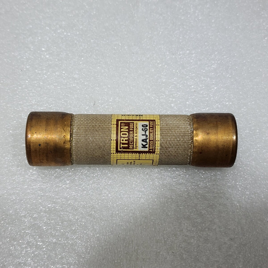 TRON BUSSMAN KAJ-60  RECTIFIER FUSE 60A/600V LOT OF 10 UNIT