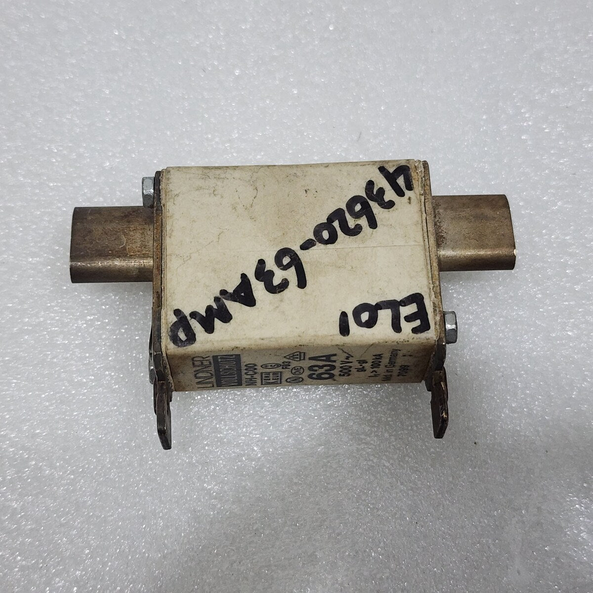 LINDNER NH-C00 63A FUSE  7099 63A/500V