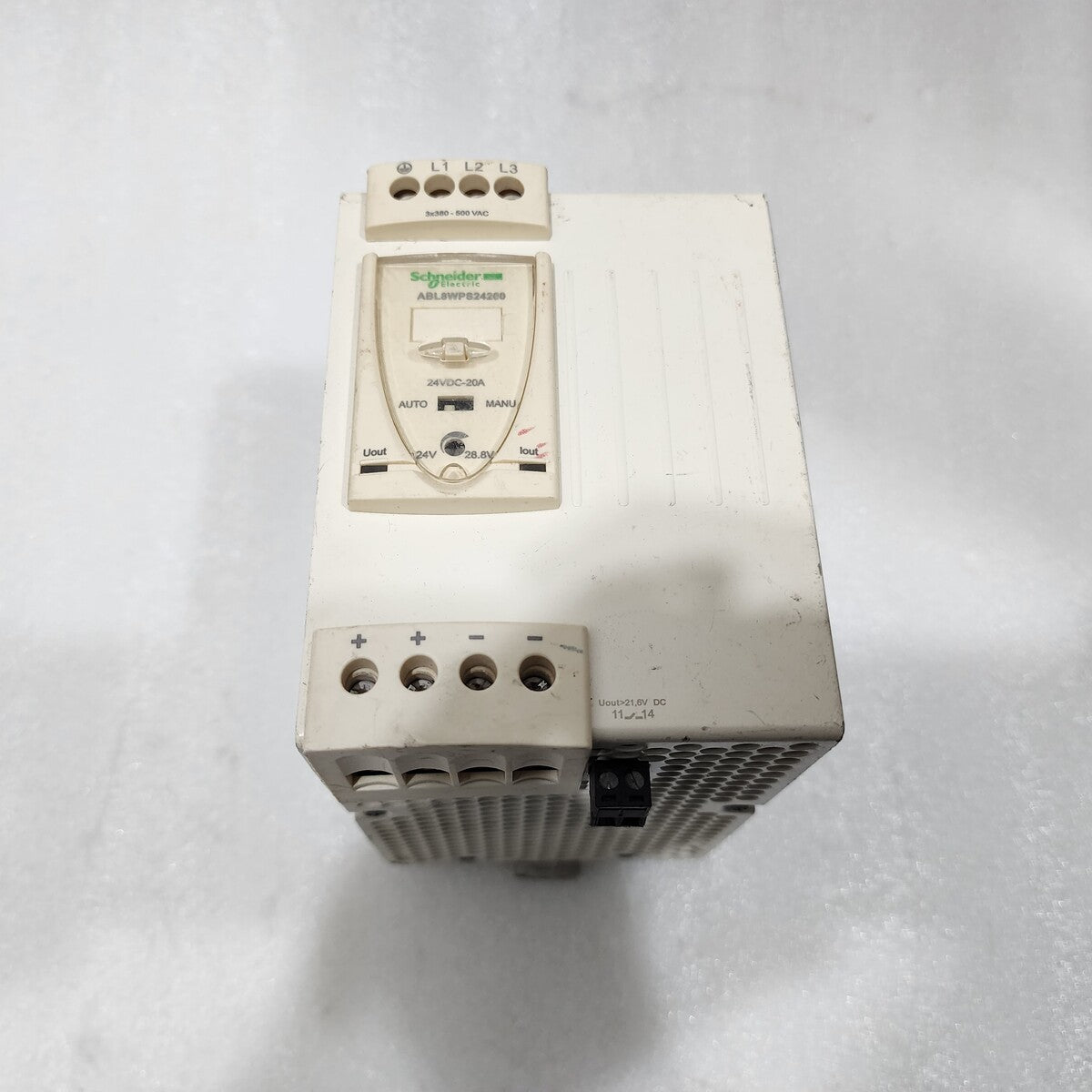 ABL8 WPS24200 3-PH REGULATED SWITCH POWER SUPPLY 24-28VDC 20-16.66A
