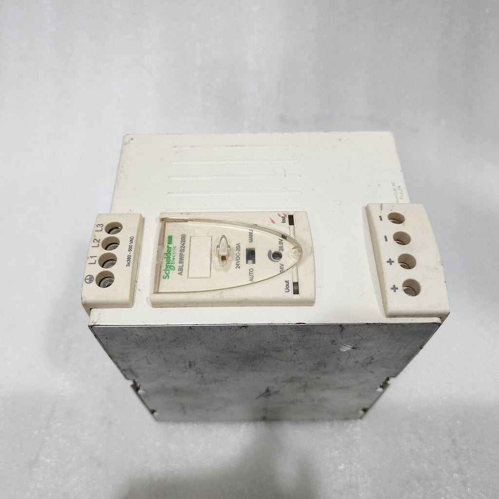 ABL8 WPS24200 3-PH REGULATED SWITCH POWER SUPPLY 24-28VDC 20-16.66A